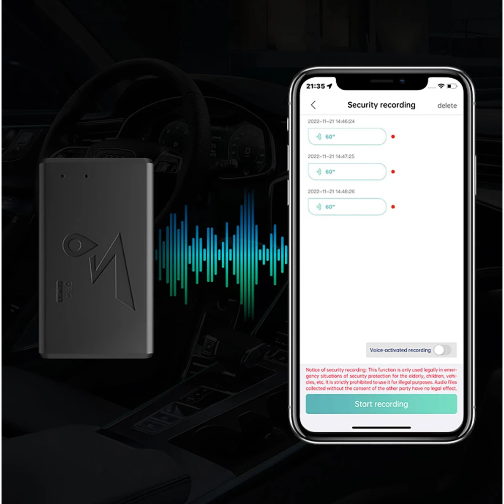 GPS Rastreador Localizador 4G LTE Imán Batería 6000mAh App Tiempo Real