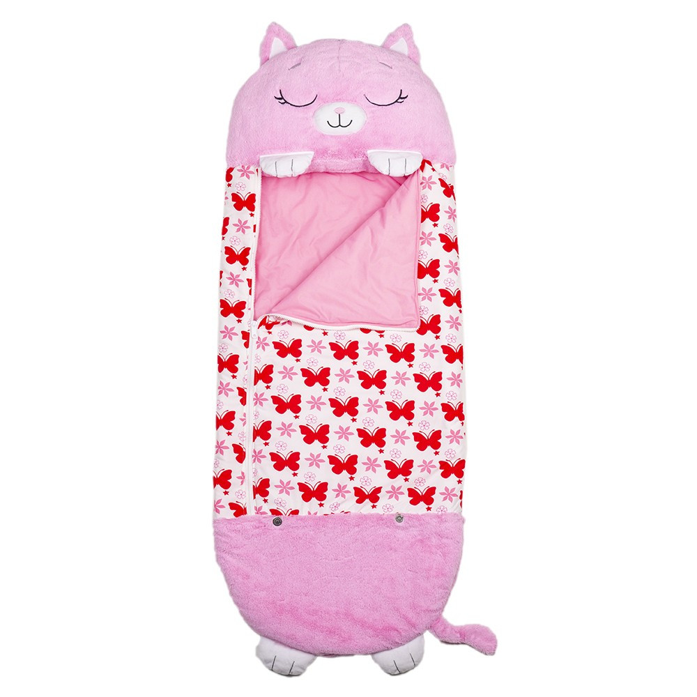 Bolsa Dormir Infantil Almohada Felpa Acolchada 130 Cm Diseños Animales