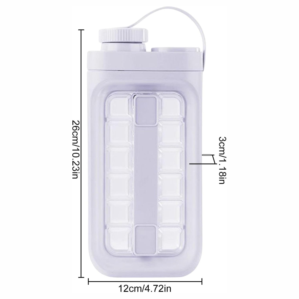 Hielera Portátil Botella Hacer Cubos Hielo Paseo Playa Camping Bebidas