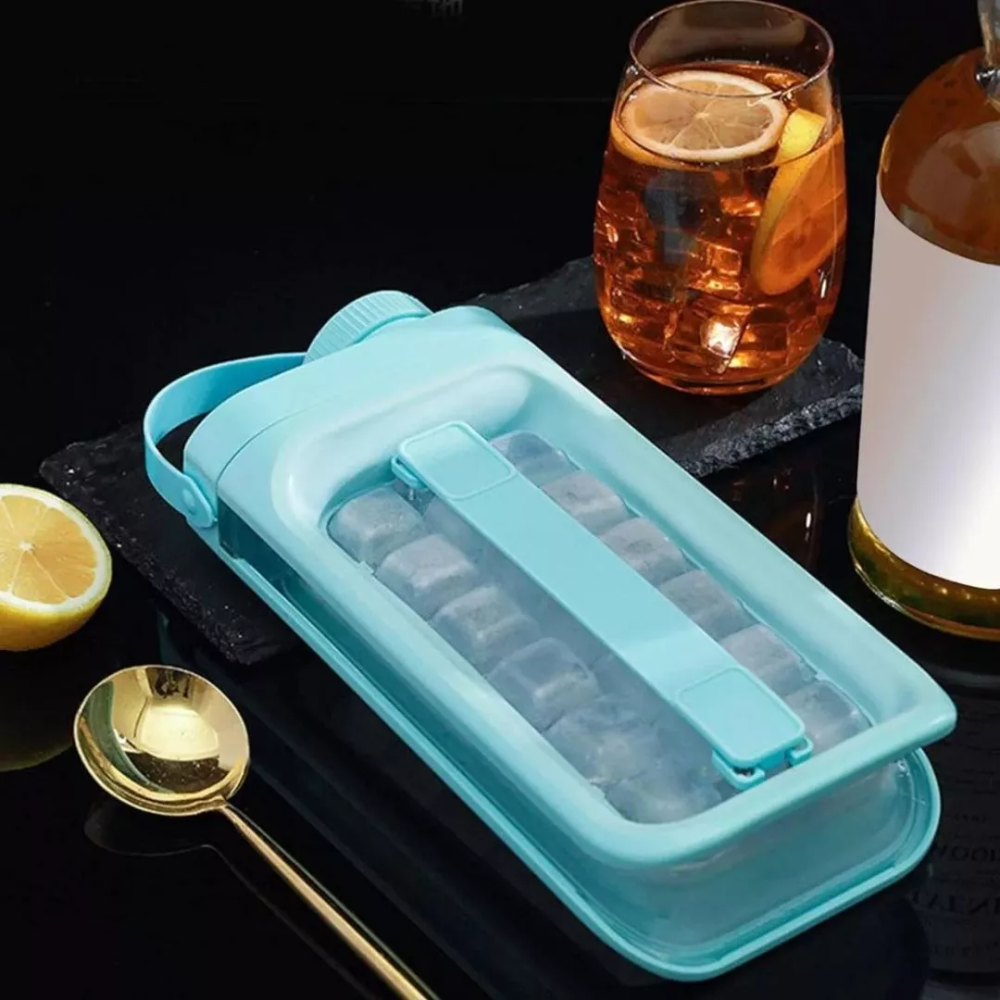 Hielera Portátil Botella Hacer Cubos Hielo Paseo Playa Camping Bebidas