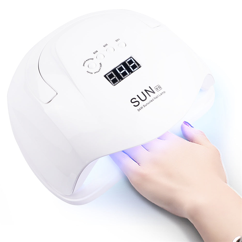 Lámpara UV LED Uñas 54W 36 LED Sensor Pantalla Temporizador Secado