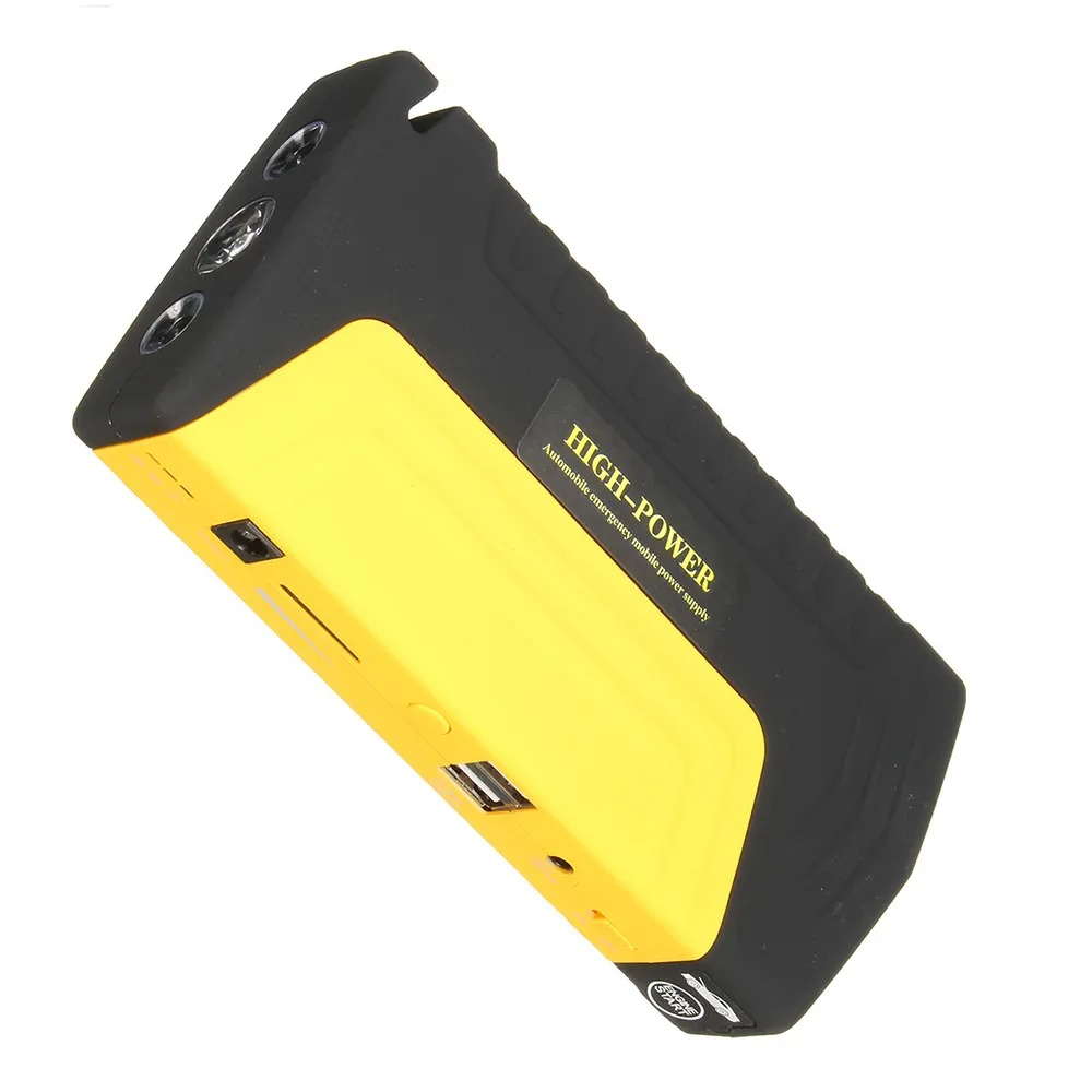 Arrancador Baterías Carro Moto 12V Kit Compresor Power Bank Linterna
