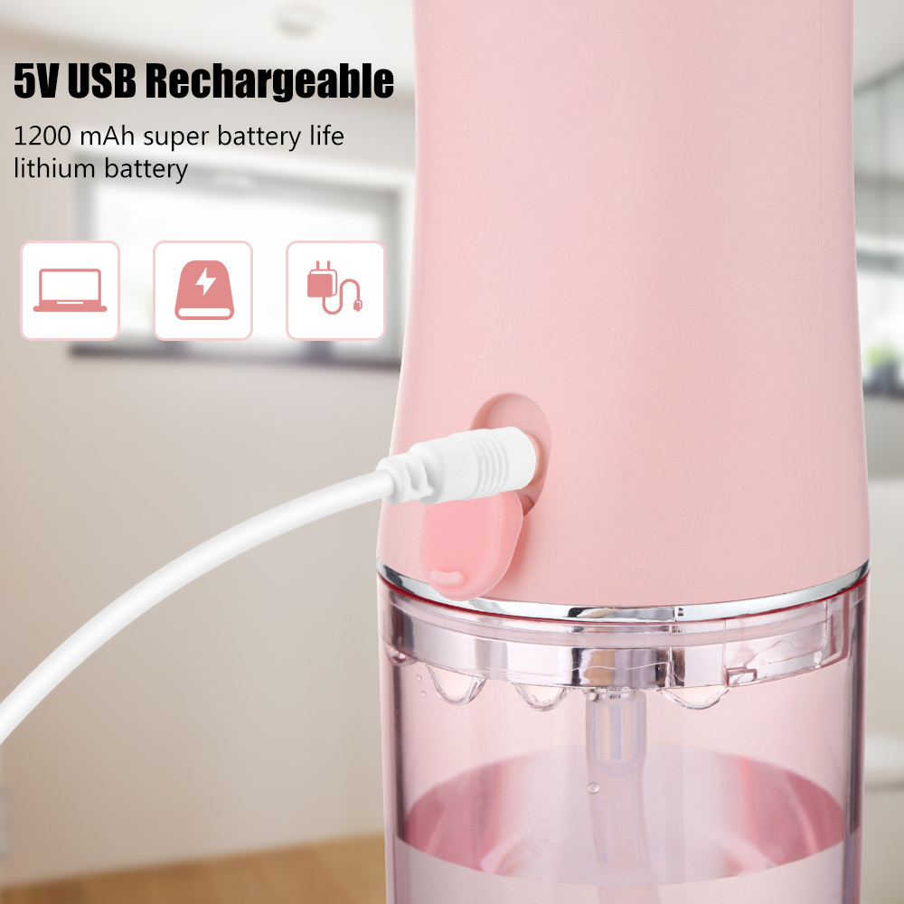 Irrigador Dental Recargable Portátil 3 Modos 4 Boquillas 360 IPX7