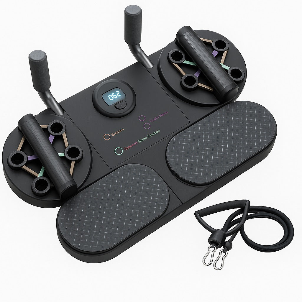 Plataforma Ejercicio 5x1 Stepper Tabla Flexiones Bandas Pantalla LCD
