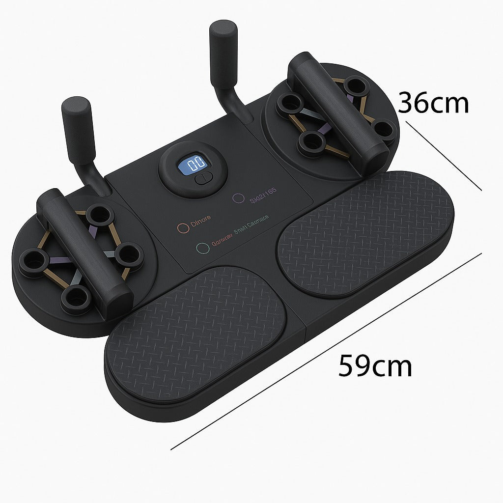 Plataforma Ejercicio 5x1 Stepper Tabla Flexiones Bandas Pantalla LCD