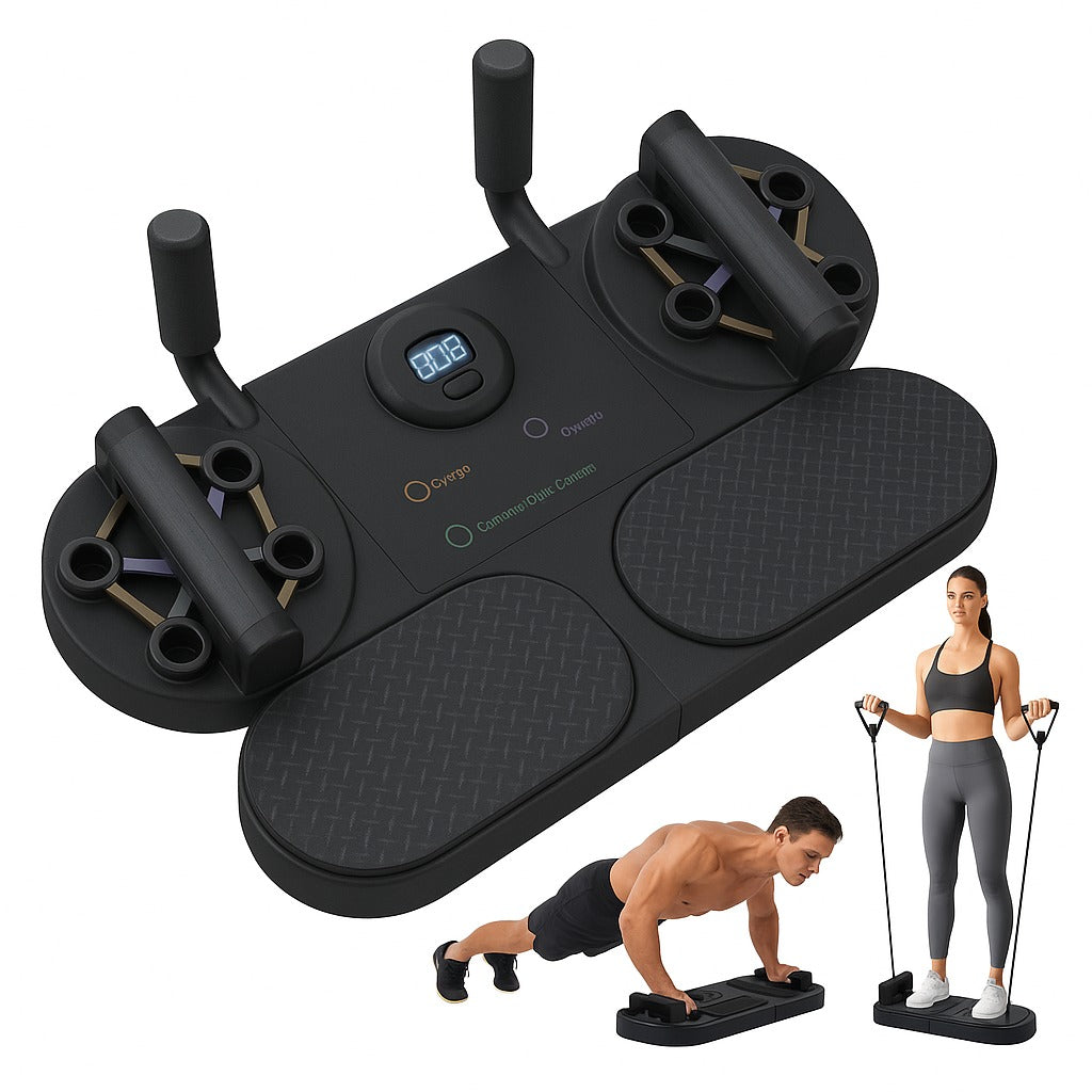 Plataforma Ejercicio 5x1 Stepper Tabla Flexiones Bandas Pantalla LCD