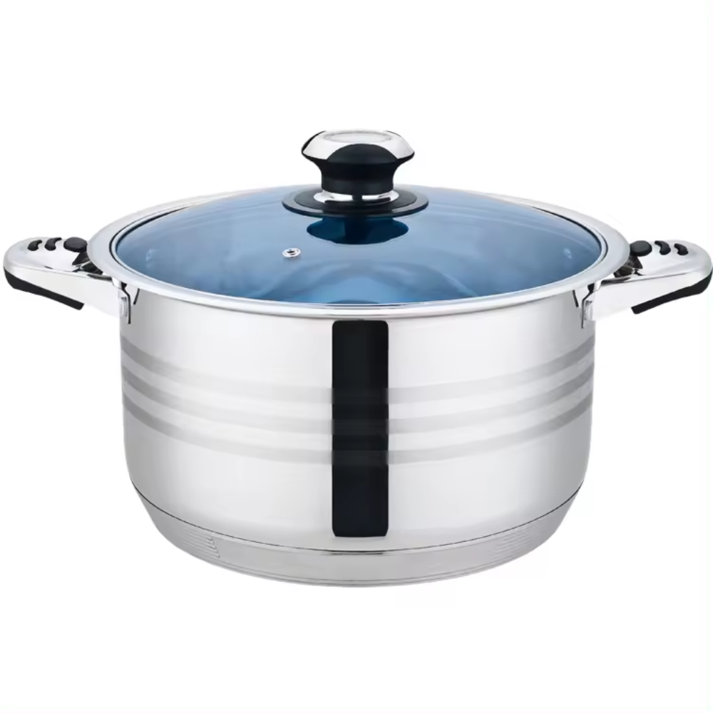 Batería Cocina Juego Ollas 25 Piezas Acero Quirúrgico Inducción Harraz