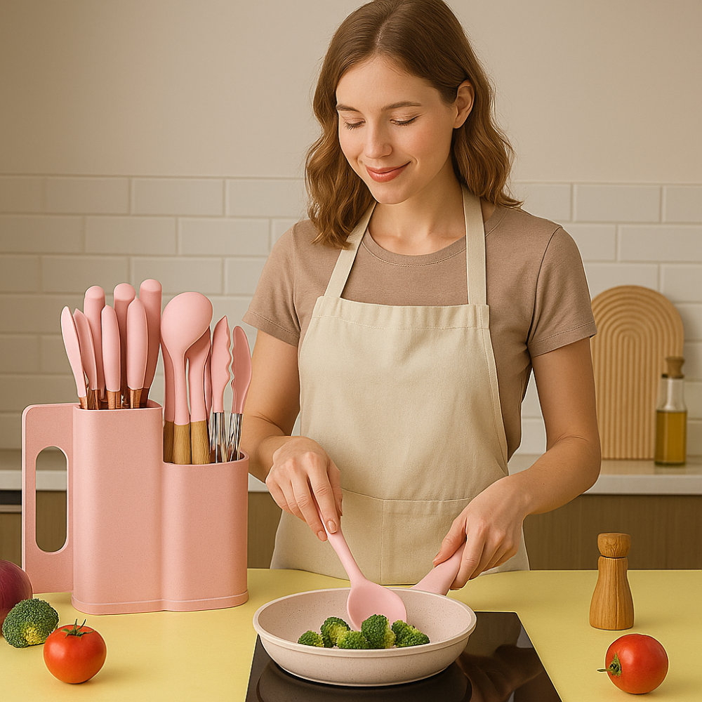 Batería Ollas Schaffhausen Mango Desmontable 11 Piezas Utensilios