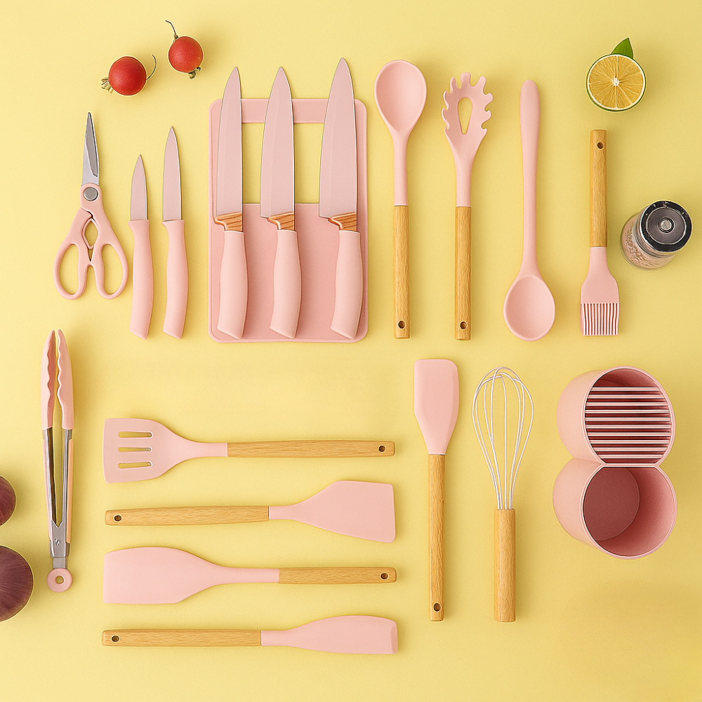 Batería Ollas Schaffhausen Mango Desmontable 11 Piezas Utensilios