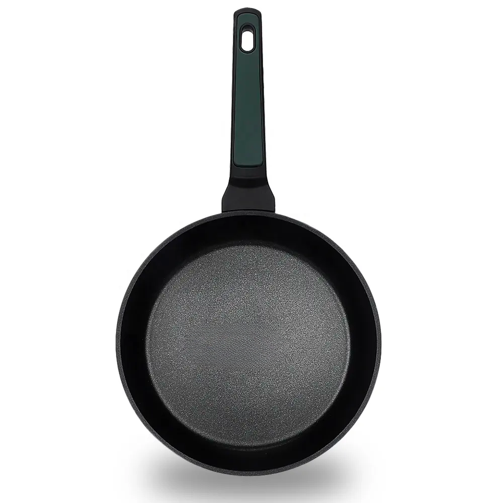 Batería Ollas Mármol Schaffhausen 7 Piezas Antiadherente Negro Wok