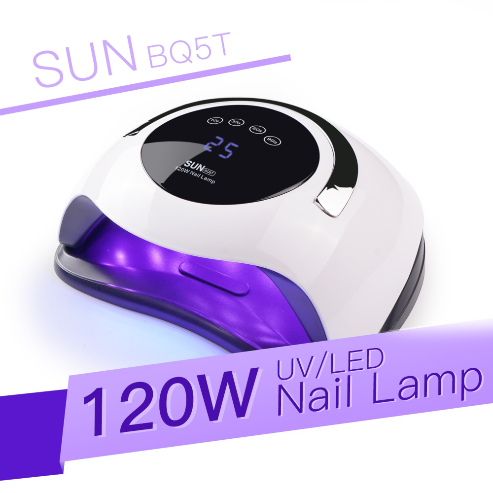 Lámpara Secadora Uñas 120W UV LED 36 Luces Pantalla Temporizador