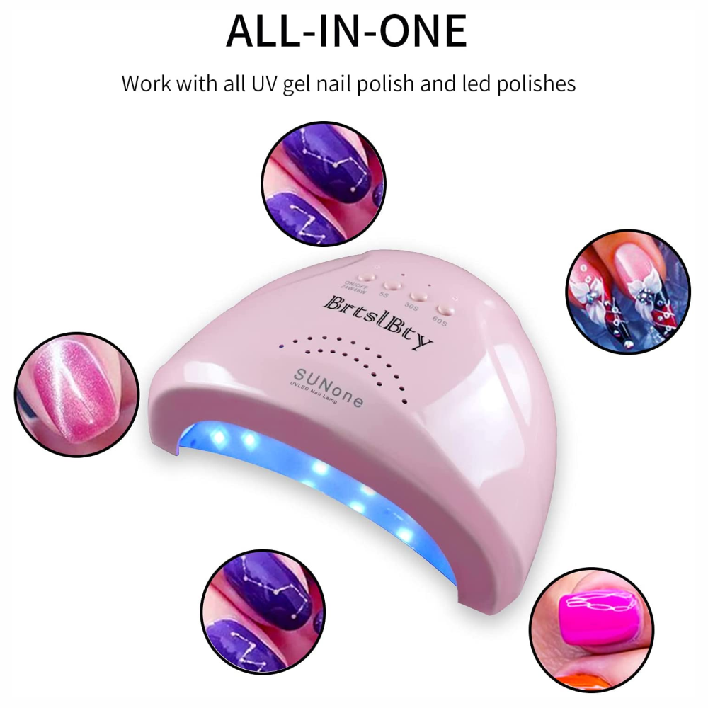 Lámpara UV LED Uñas 48W Sensor Automático Temporizador Secado Gel
