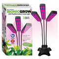 Lámpara LED Cultivo Plantas Interior Espectro Completo 3 Brazos Timer