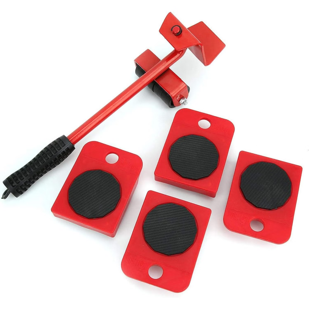 Levanta Muebles Palanca 4 Bases Deslizantes Mover Electrodomésticos