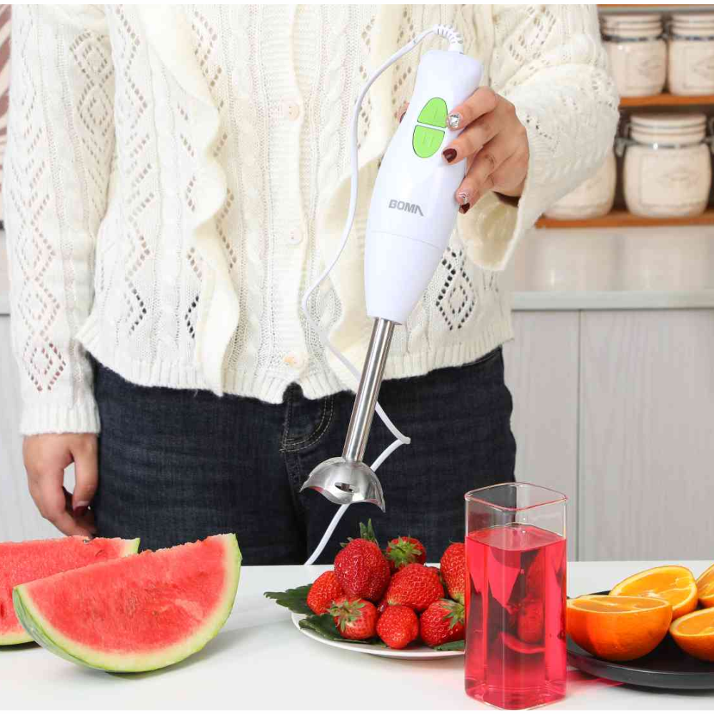 Licuadora Inmersión Batidora Mano Vaso 600ml Sopas Batidos Cocina