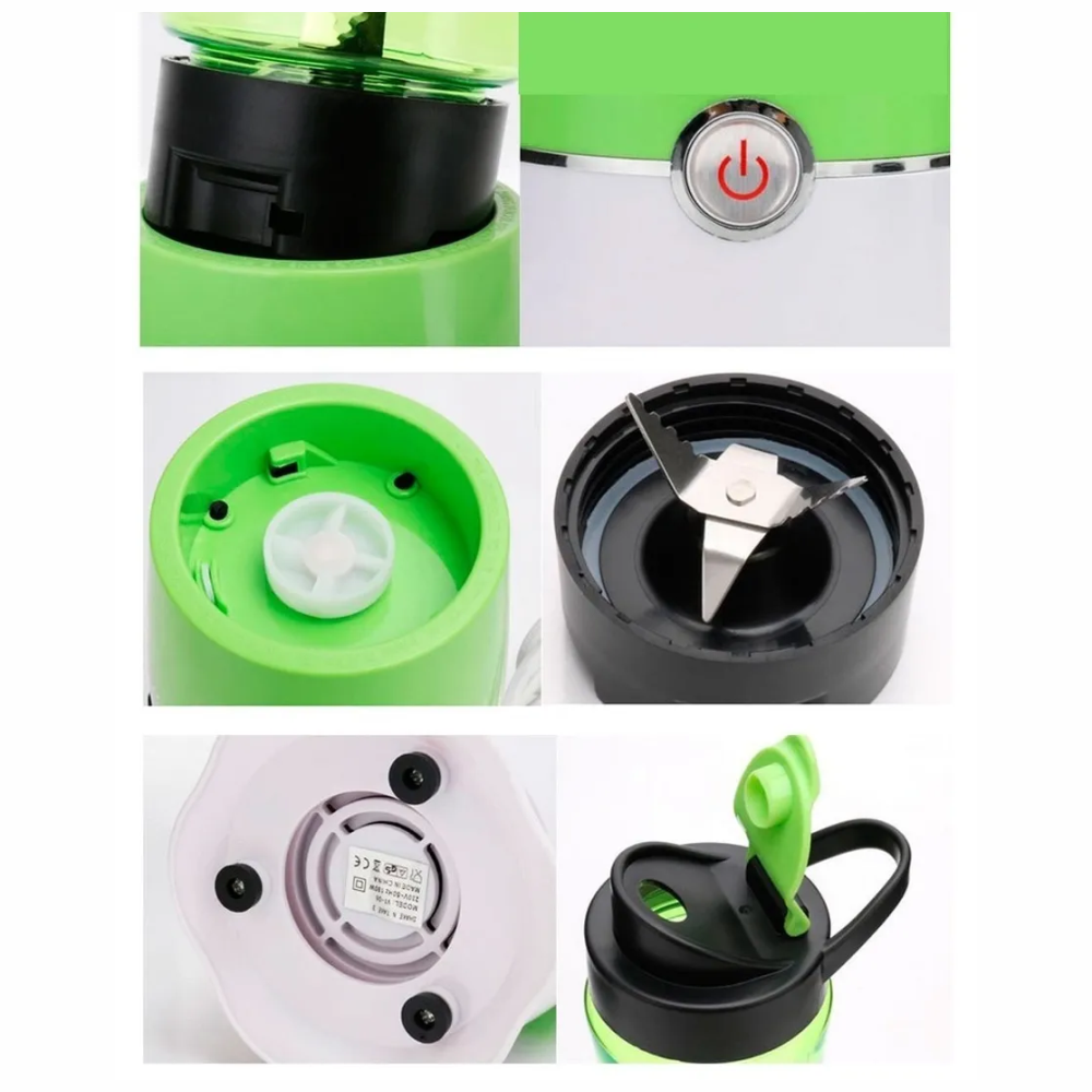 Licuadora Portátil Universal Royal SR-800 2 Vasos 500ml Batidos 180W