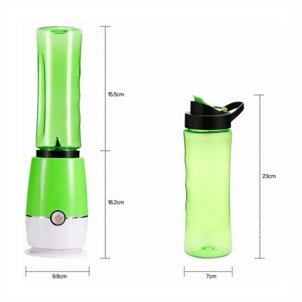 Licuadora Portátil Universal Royal SR-800 2 Vasos 500ml Batidos 180W