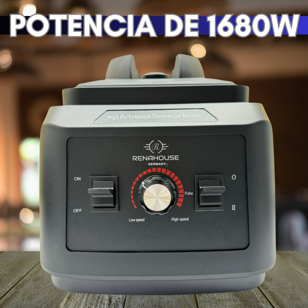 Licuadora Industrial Renahouse 6.5 Litros 1680W Comercial Negocio