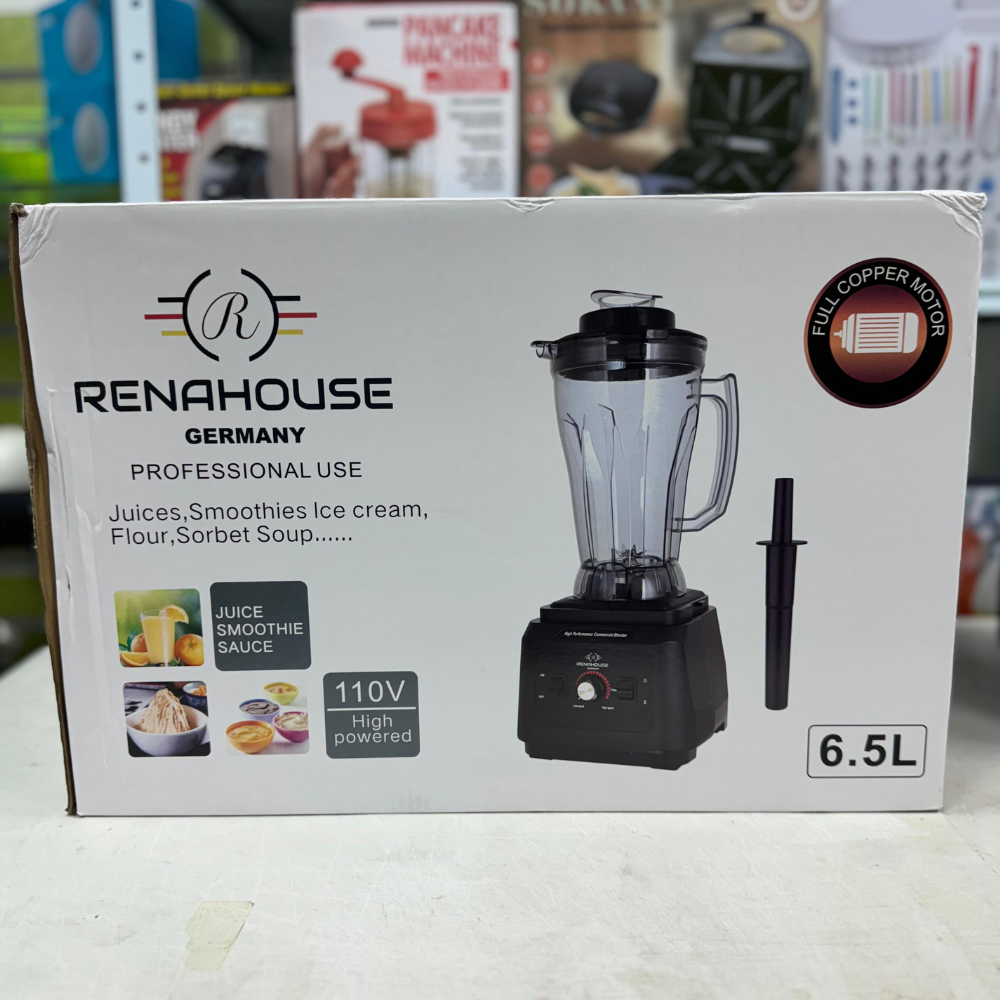 Licuadora Industrial Renahouse 6.5 Litros 1680W Comercial Negocio
