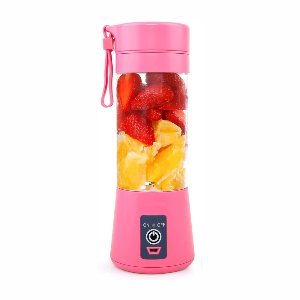 Licuadora Portátil Personal Recargable USB 6 Cuchillas 380 ml Batidos