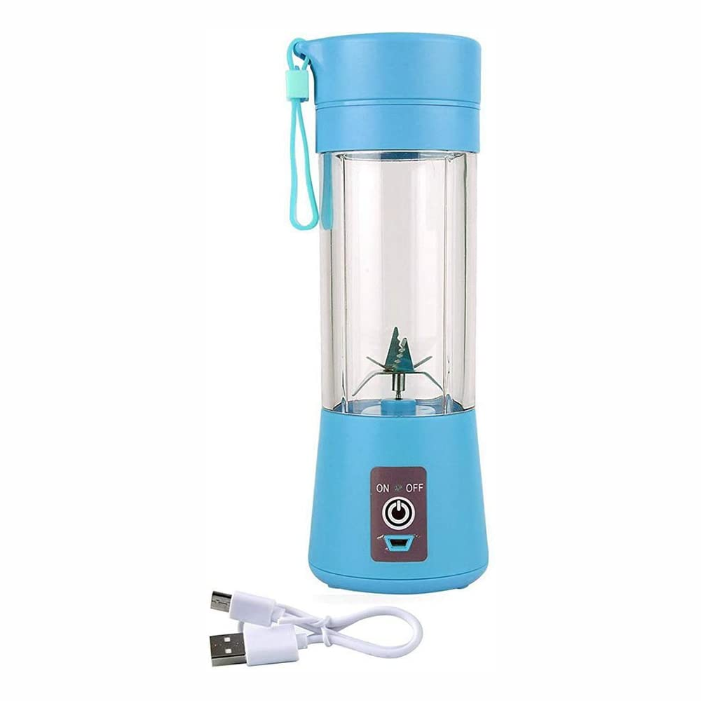Licuadora Portátil Personal Recargable USB 6 Cuchillas 380 ml Batidos