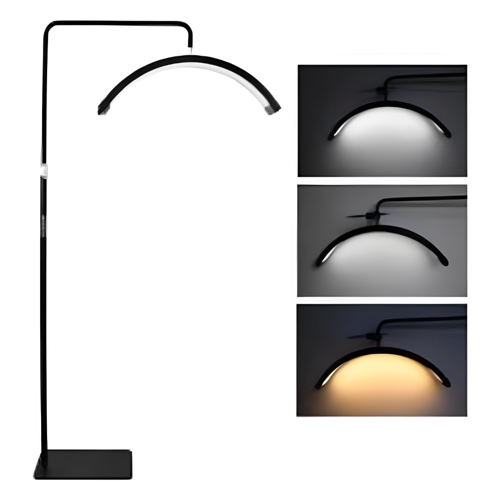 Lámpara LED Luna Profesional 20W 3 Tonos Pestañas Tatuajes Spa Uñas