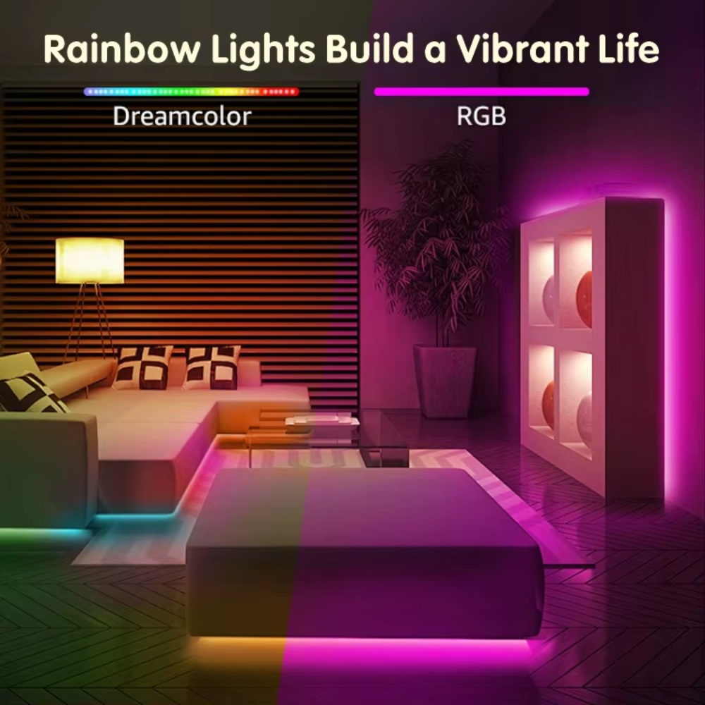 Cinta LED RGB 15 Metros WiFi Alexa Google Home Rítmica Control Remoto