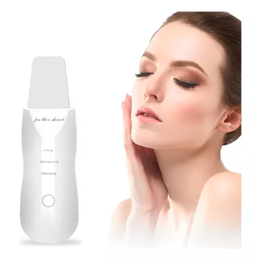 Limpiador Facial Ultrasónico Espátula Exfoliante Peeling Puntos Negros
