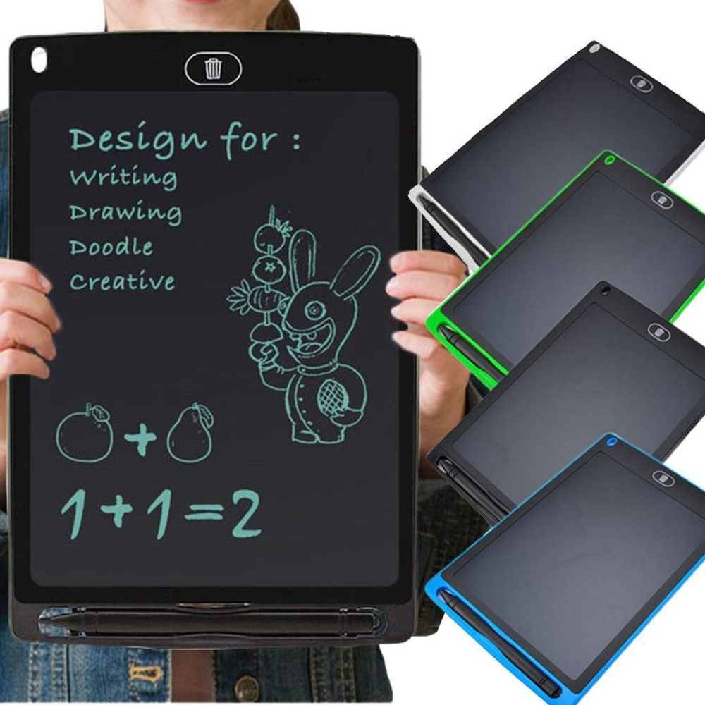 Tablero Mágico LCD 12 Pulgadas Dibujo Escritura Niños Borrado Botón