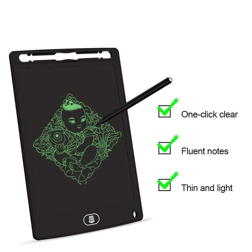 Tablero Mágico LCD 12 Pulgadas Dibujo Escritura Niños Borrado Botón
