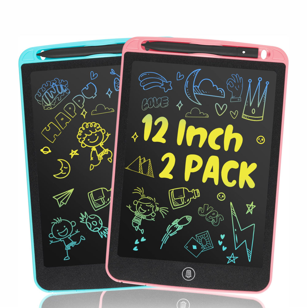 Tablero Mágico LCD 12 Pulgadas Dibujo Escritura Niños Borrado Botón
