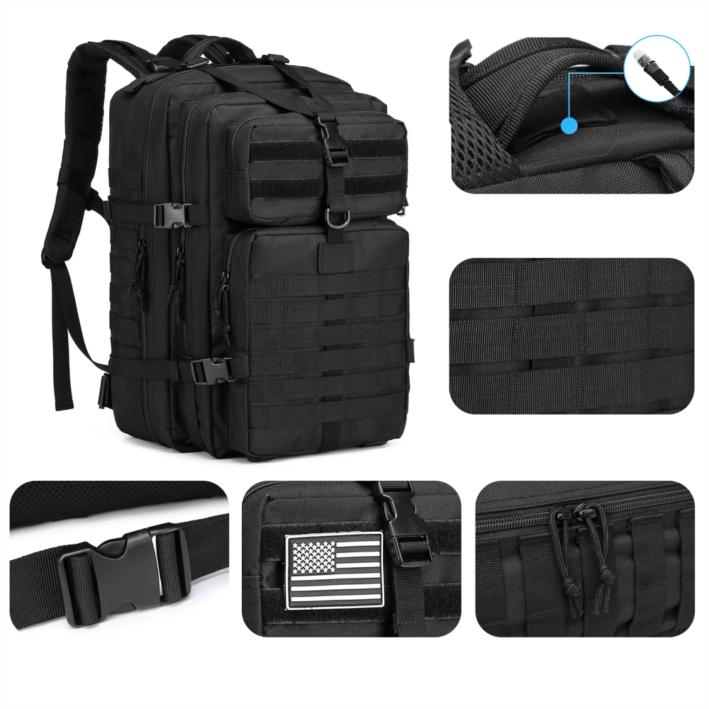 Maleta Táctica Militar Impermeable 42 Litros Oxford Molle Camping