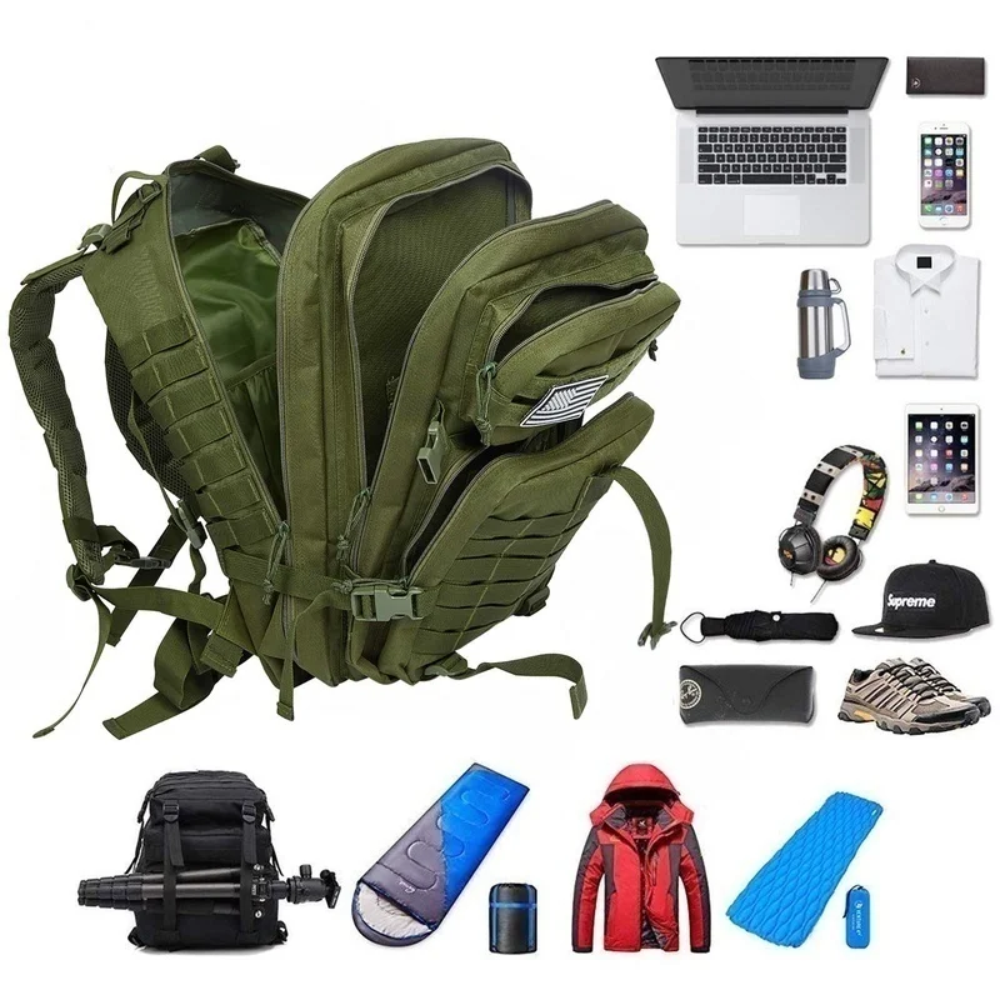 Maleta Táctica Militar Impermeable 42 Litros Oxford Molle Camping