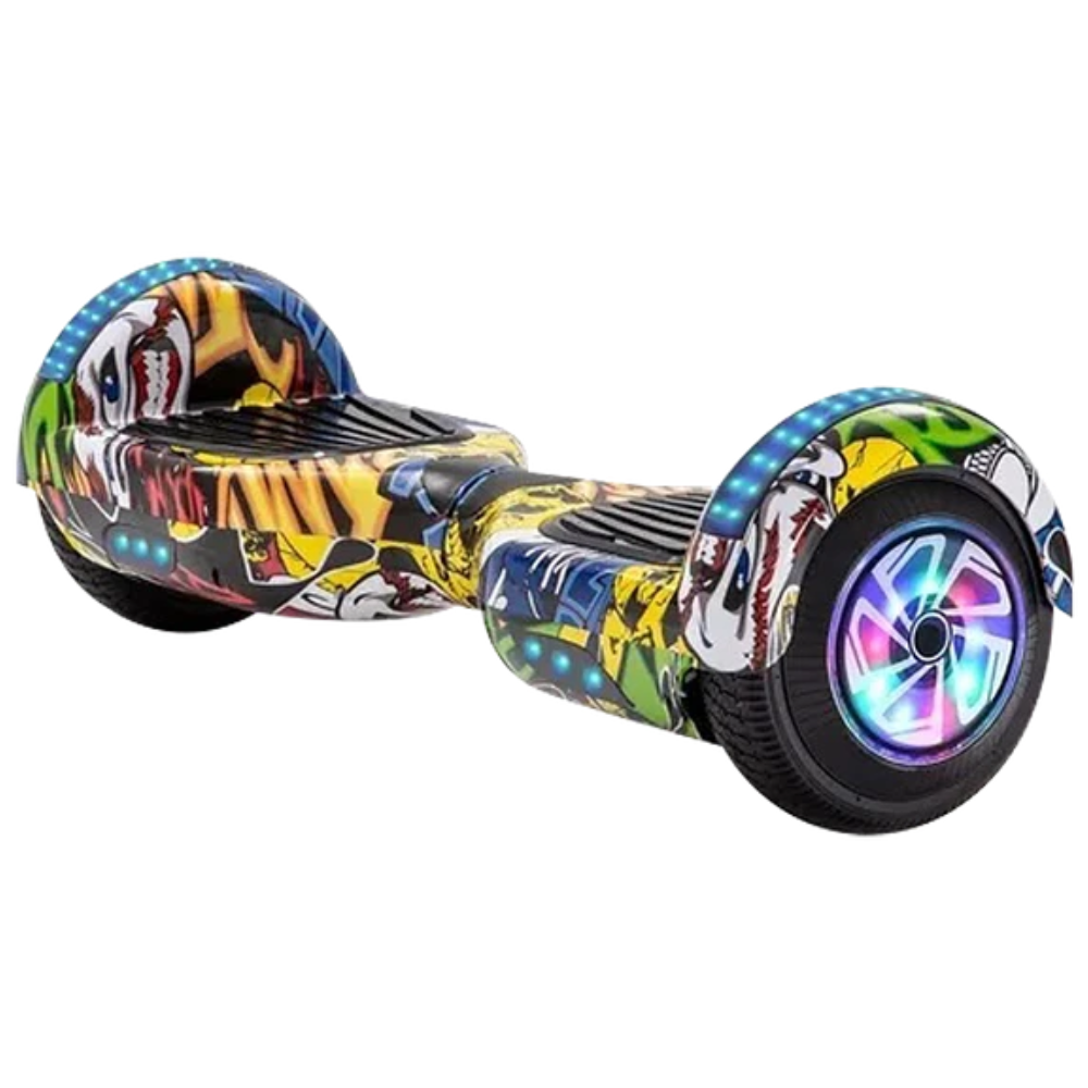 Malumeta Eléctrica Patineta 10 Pulgadas Bluetooth Luces LED Parlante