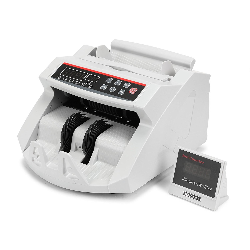 Contadora Billetes Detector Falsos UV MG 1000 Billetes Minuto Pantalla