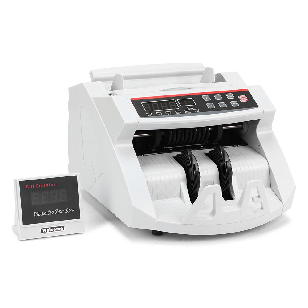 Contadora Billetes Detector Falsos UV MG 1000 Billetes Minuto Pantalla