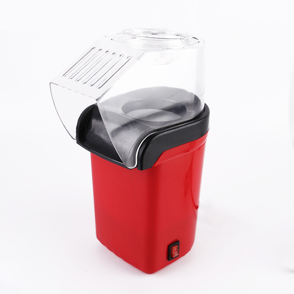 Crispetera Eléctrica Aire Caliente Palomitas 1200W Roja Taza Medidora