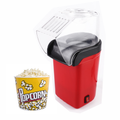 Crispetera Eléctrica Aire Caliente Palomitas 1200W Roja Taza Medidora