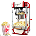Crispetera Eléctrica Retro 10 Tazas Palomitas Maíz 1200W Agitador