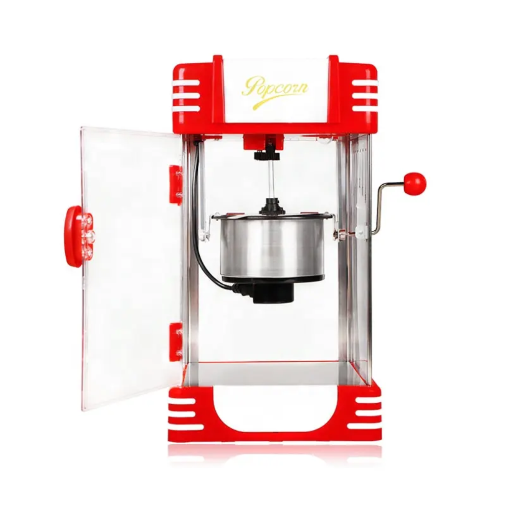 Crispetera Eléctrica Retro 10 Tazas Palomitas Maíz 1200W Agitador