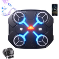 Máquina Boxeo Musical Niños Bluetooth LED Guantes Pared Juego Reflejos