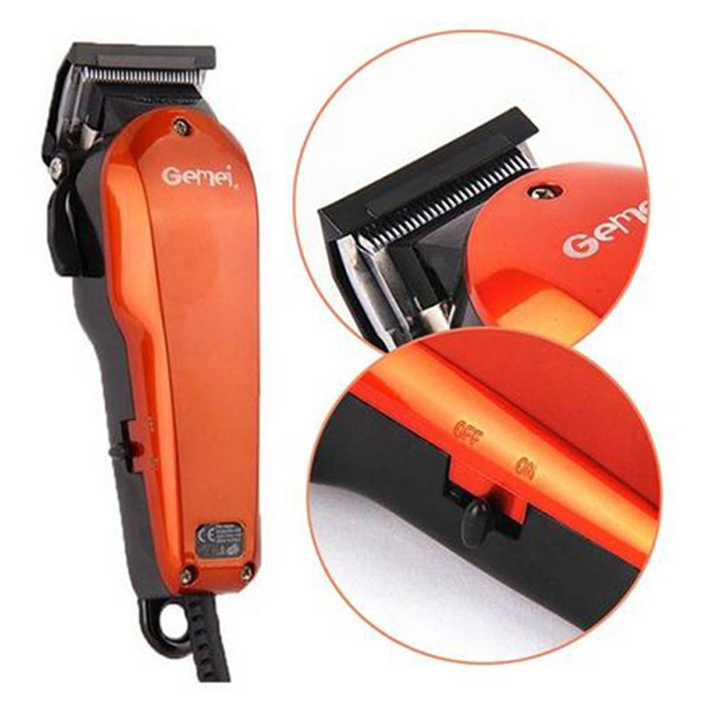 Máquina Peluquear Profesional 110-220V 4 Peines Guía Acero Inoxidable