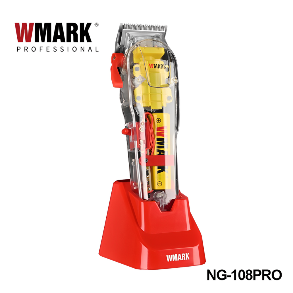 Máquina Peluquería Profesional Wmark NG108 Pro Recargable 7300RPM Base