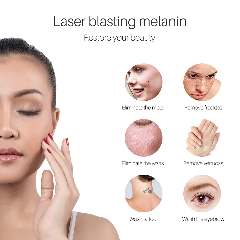 Maquina Laser Para Borrar Tatuajes Pecas Marcas De Acne