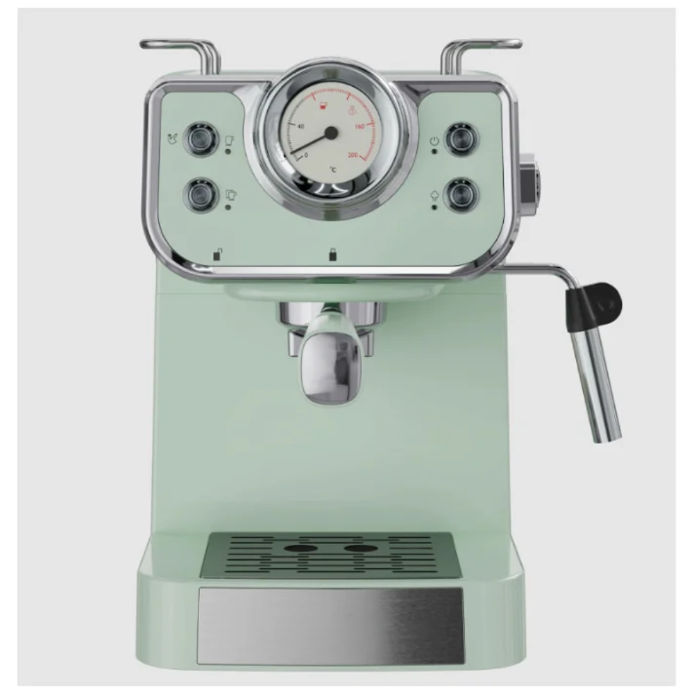 Cafetera Espresso Capuchino 20 Bar 1350W Renahouse Vaporizador Molino