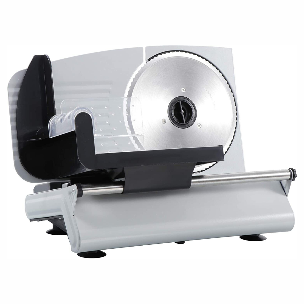 Rebanadora Eléctrica Carne Jamón Queso 200W Cuchilla 19cm Ajustable