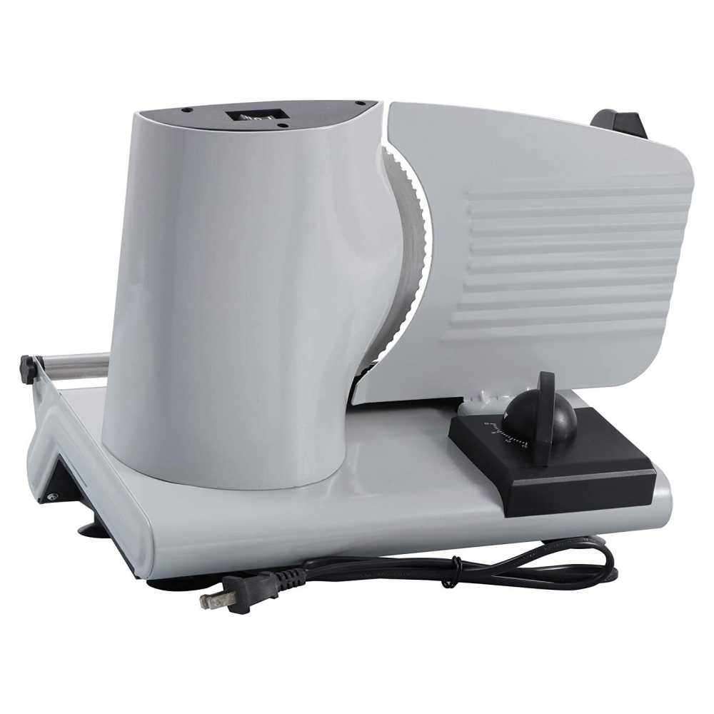 Rebanadora Eléctrica Carne Jamón Queso 200W Cuchilla 19cm Ajustable
