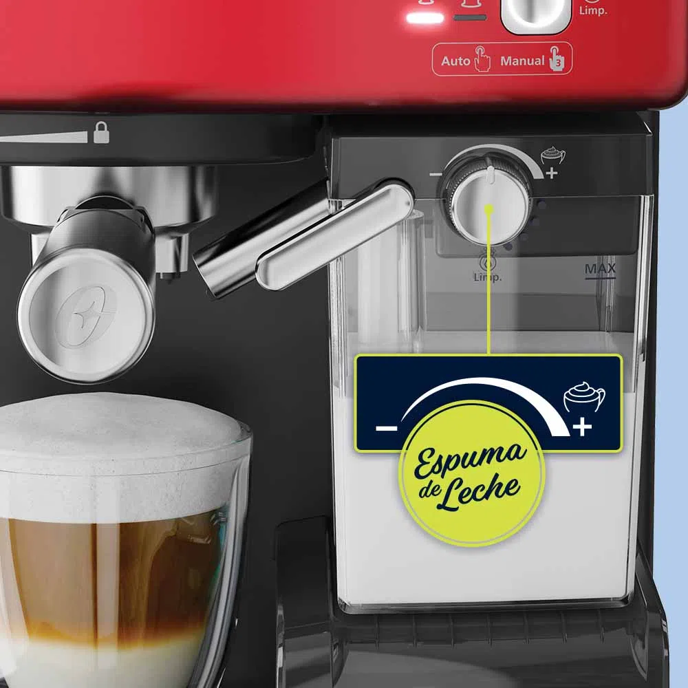 Cafetera Espresso Oster PrimaLatte 15 Bar Capuchino Latte Espumador