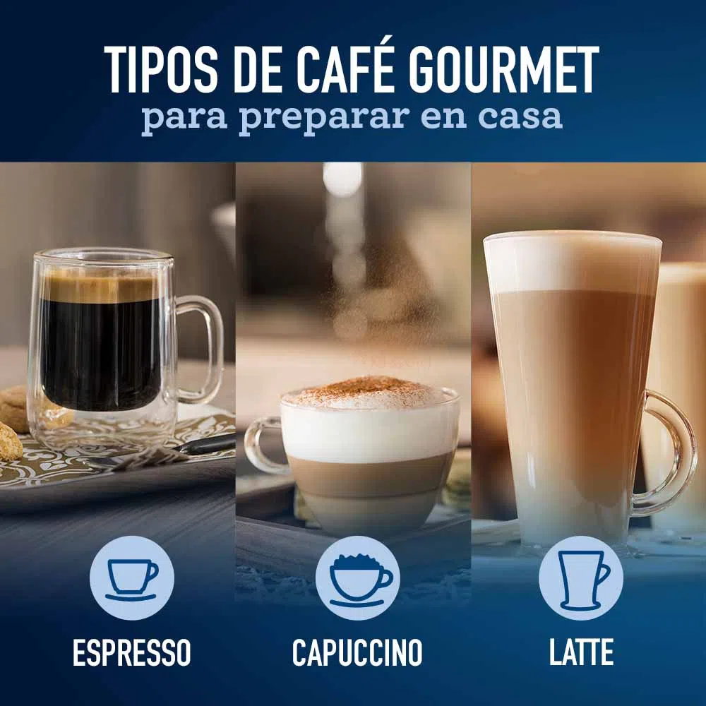 Cafetera Espresso Oster PrimaLatte 15 Bar Capuchino Latte Espumador