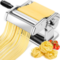 Máquina Hacer Pasta Manual Acero Inoxidable 7 Grosores Fetuccini